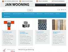 Tablet Screenshot of janwooning.nl